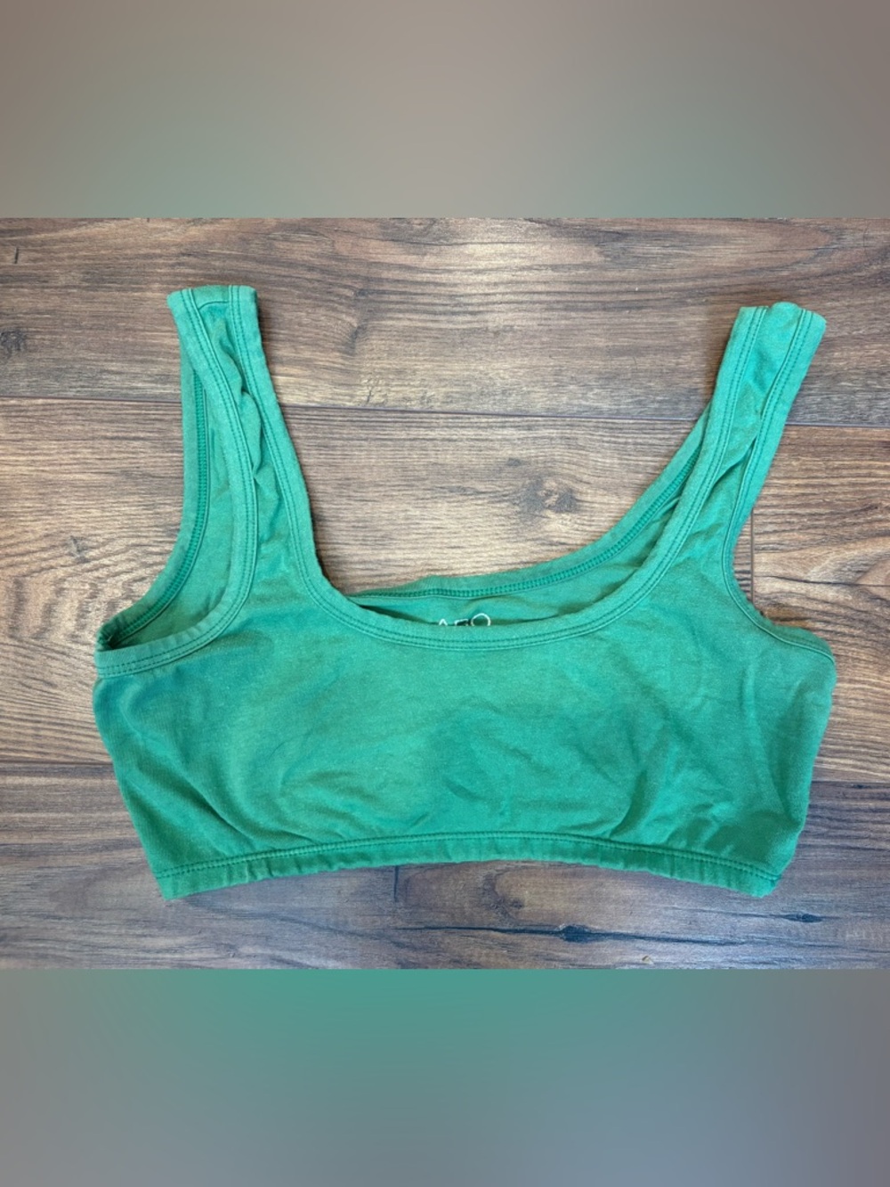 Arq medium grass green bralette organic